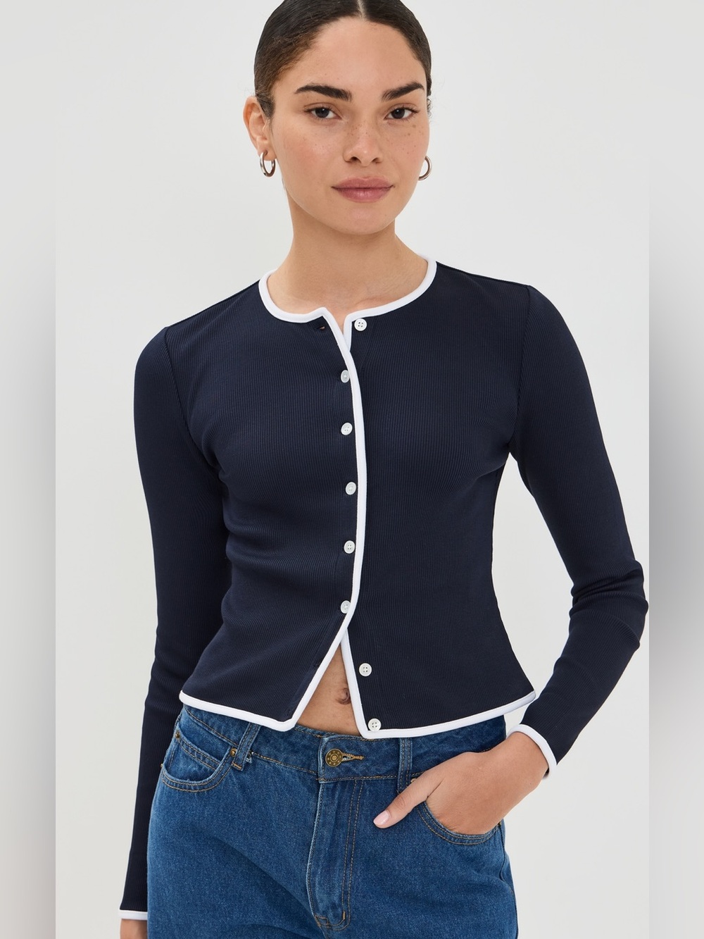 Veronica Beard Wilmer Cardigan Size Large